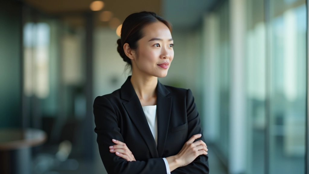 Professional embodying confidence and self-empowerment